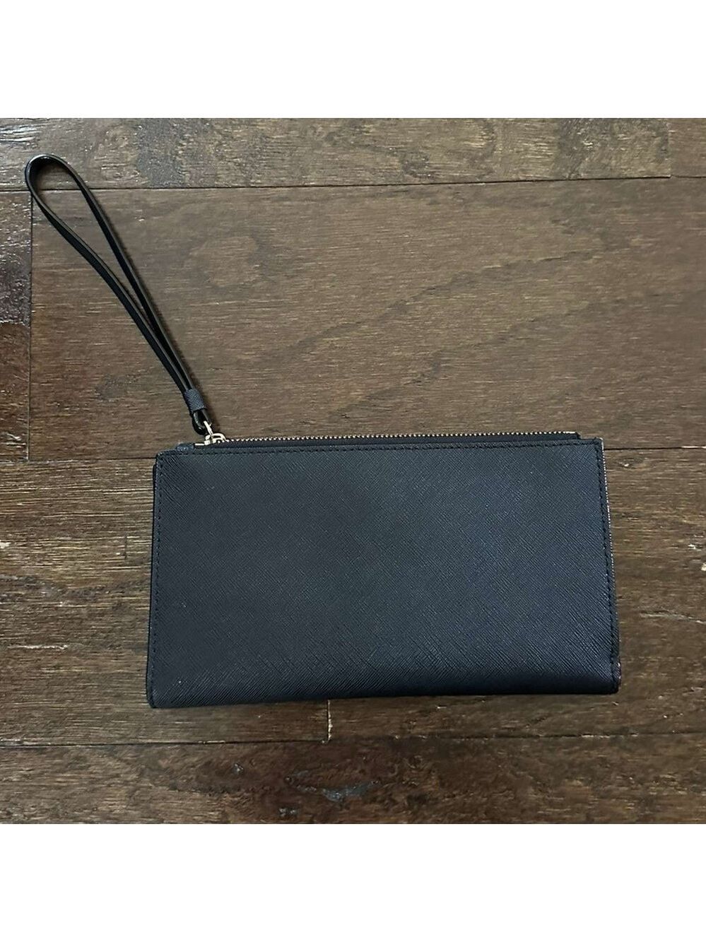 Kate Spade Black Leather Wristlet/wallet-EUC - Picture 5 of 11